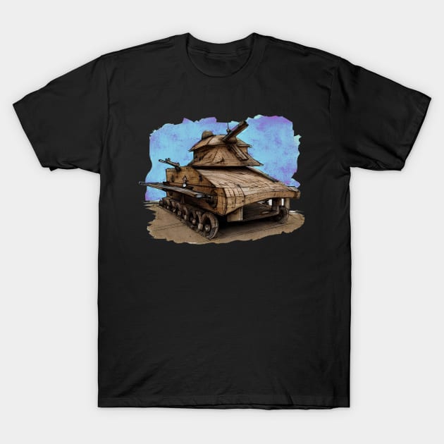 Wooden Tank T-Shirt by Trip Tank